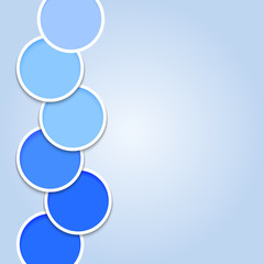 Abstract background with circles. Vector illustration