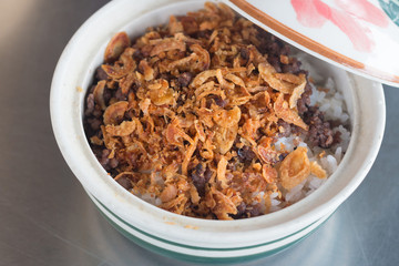 chinese black olive fried with pork