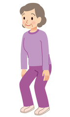 シニア　スクワット