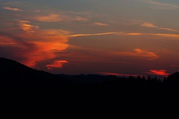 Landscape at twilight