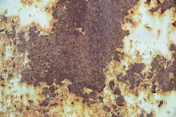Texture of rusty surface with old paint Sprinkle