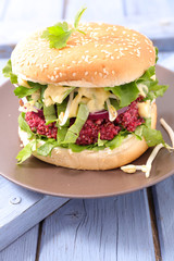 veggie burger