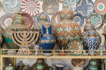 Traditional Tagine Morocco souvenirs in Fes (Fez)
