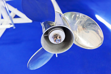 propeller of a speedboath