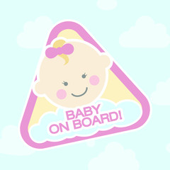 Cute baby Vector illustration
