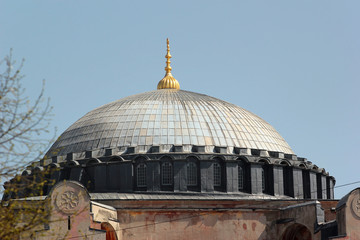 Hagia Sophia, Christian patriarchal basilica, imperial mosque and now a museum, Istanbul, Turkey