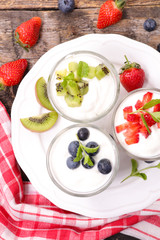 yogurt and fruit