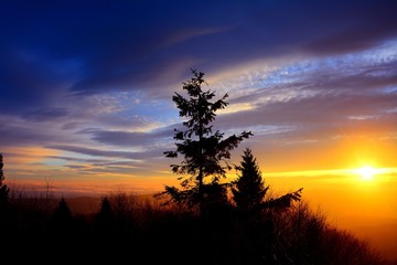 Sunrise in the Polish mountains. Fot. Konrad Filip Komarnicki / EAST NEWS Krynica - Zdroj...