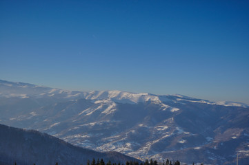 Fototapeta premium Mountain in winter