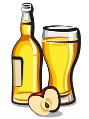 apple cider bottle