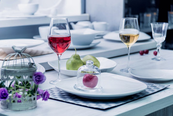 Beautiful decorated table.