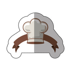 Chef hat symbol icon vector illustration graphic design