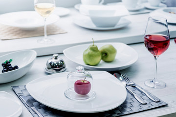 Beautiful decorated table.