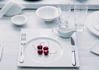 Beautiful decorated table.