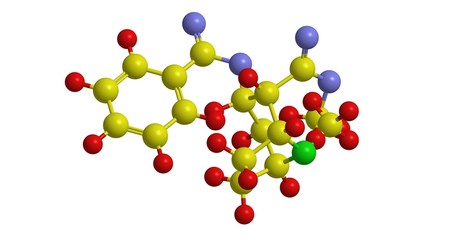 Molecular structure of cocaine