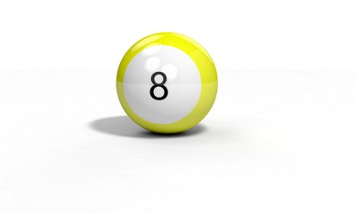 Three-dimensional billiard ball winner background study