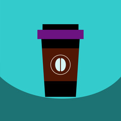  flat vector icon design collection coffee to go