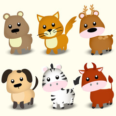 illustration of a animals