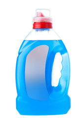 Washing gel, bottle of washing liquid.