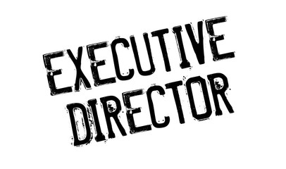 Executive Director rubber stamp. Grunge design with dust scratches. Effects can be easily removed for a clean, crisp look. Color is easily changed.