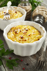 Potato casserole with meat