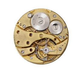 Detail of the watchwork mechanism