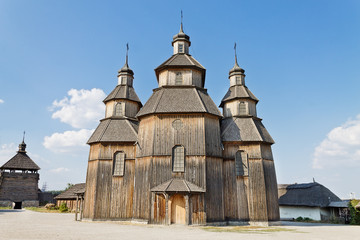 Temple of the Virgin cover in the Zaporozhye Sech