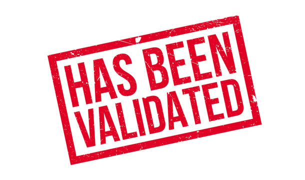 Has Been Validated rubber stamp. Grunge design with dust scratches. Effects can be easily removed for a clean, crisp look. Color is easily changed.