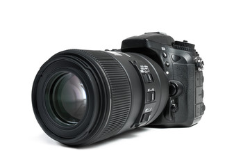 Fototapeta premium Isolated Dslr Camera