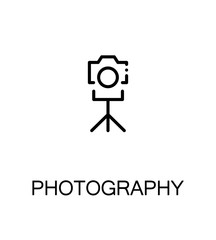 Photography flat icon.