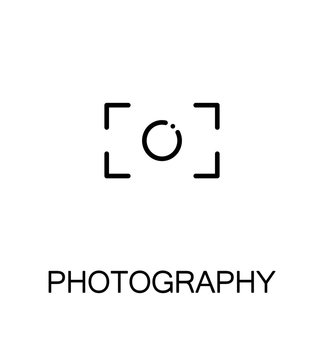 Photography flat icon.