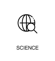 Science flat icon