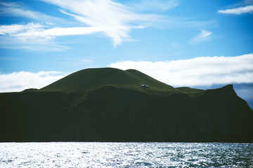 View on Iceland from the sea