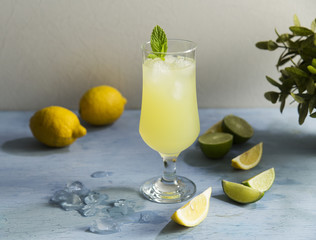 Lemon and lemonade
