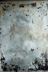 Grunge Aluminium Tray Surface