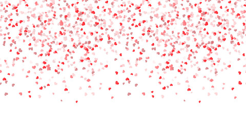 seamless confetti hearts background