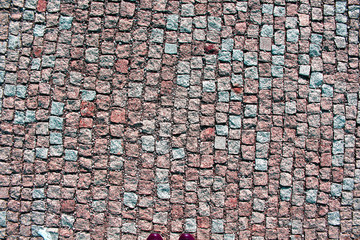 stone background with squares stones