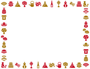 ひなまつり　アイコンのフレーム