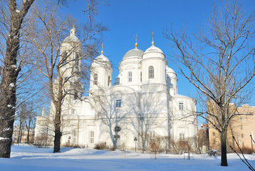Fototapeta na wymiar St. Vladimir's Cathedral in St. Petersburg, Russia
