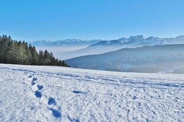 Winter in den Bergen