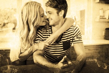 Composite image of grey background