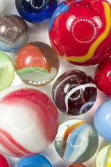 Glass Marbles Background