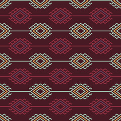 Russian, ukrainian and scandinavian national knit styled pattern, pastel colors