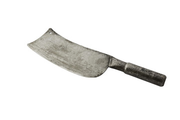 big knife. Isolated on white background