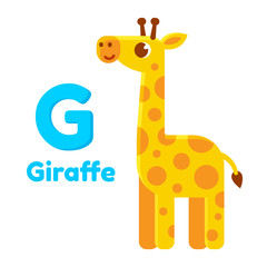Cute cartoon giraffe © sudowoodo