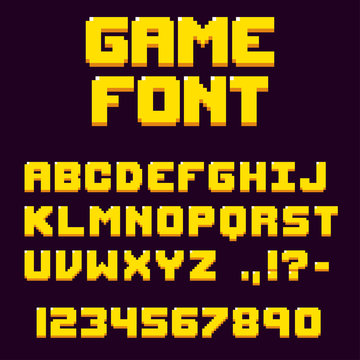 Pixel Retro Videogame Font