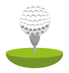 golf club ball icon vector illustration design