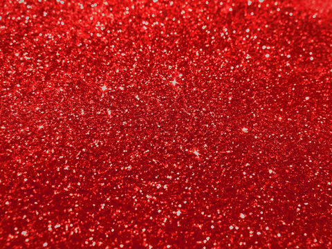 Red - Glitter background