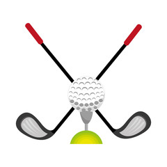 golf club sport icon vector illustration design