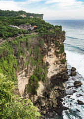 Uluwatu is a place on the south-western tip of Bali, Indonesia. It is home to the Pura Luhur Uluwatu Temple and is the number four surf destination in the world for surfers of all abilities.